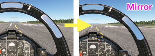 MB-339 Brand new canopy and Rear view mirror Indiafoxtecho MB339
