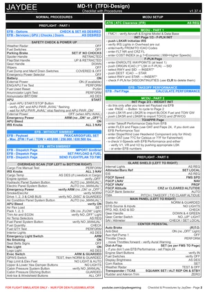 MD-11 - TFDi - Checklist & Procedures thumbnail 2