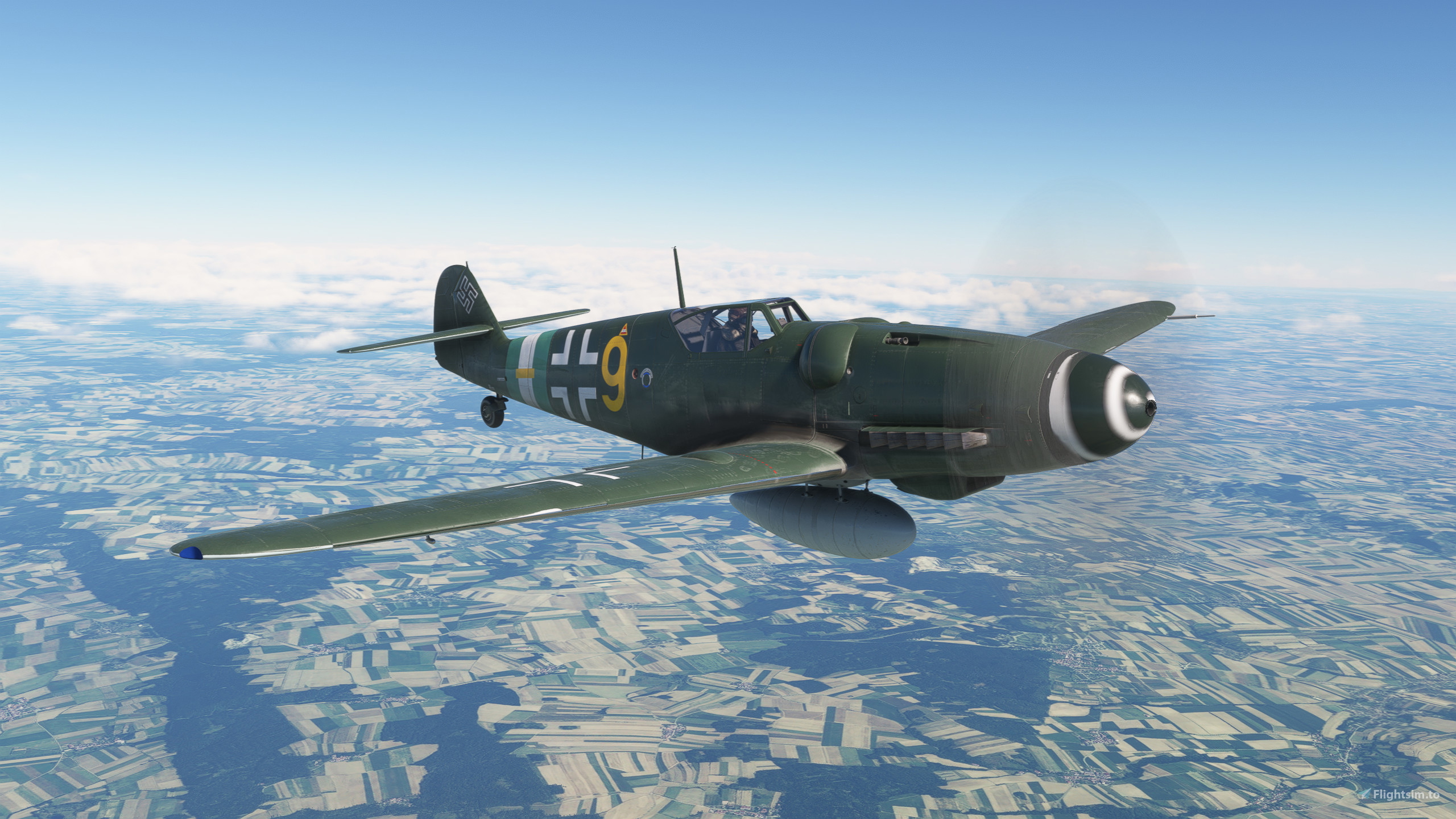 純正「Bf 109」生写真額装 Wings of the Black Cross Bf 109 Photo Album supplement to Special