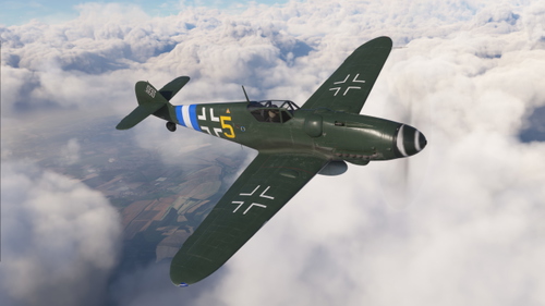 Messerschmitt Bf 109G-10  W.Nr. 151965  "Gelbe 5"  3./JG 300