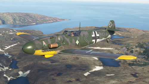Messerschmitt Bf 109G-2 "Schwarzer Winkel" Stab II./JG 5