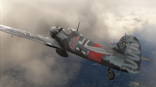 Messerschmitt Bf 109G-6/AS  "Rote 2"  1./NJGr 10