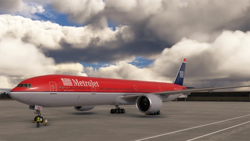 Metrojet (US Airways) + Cabin PMDG 777-300ER
