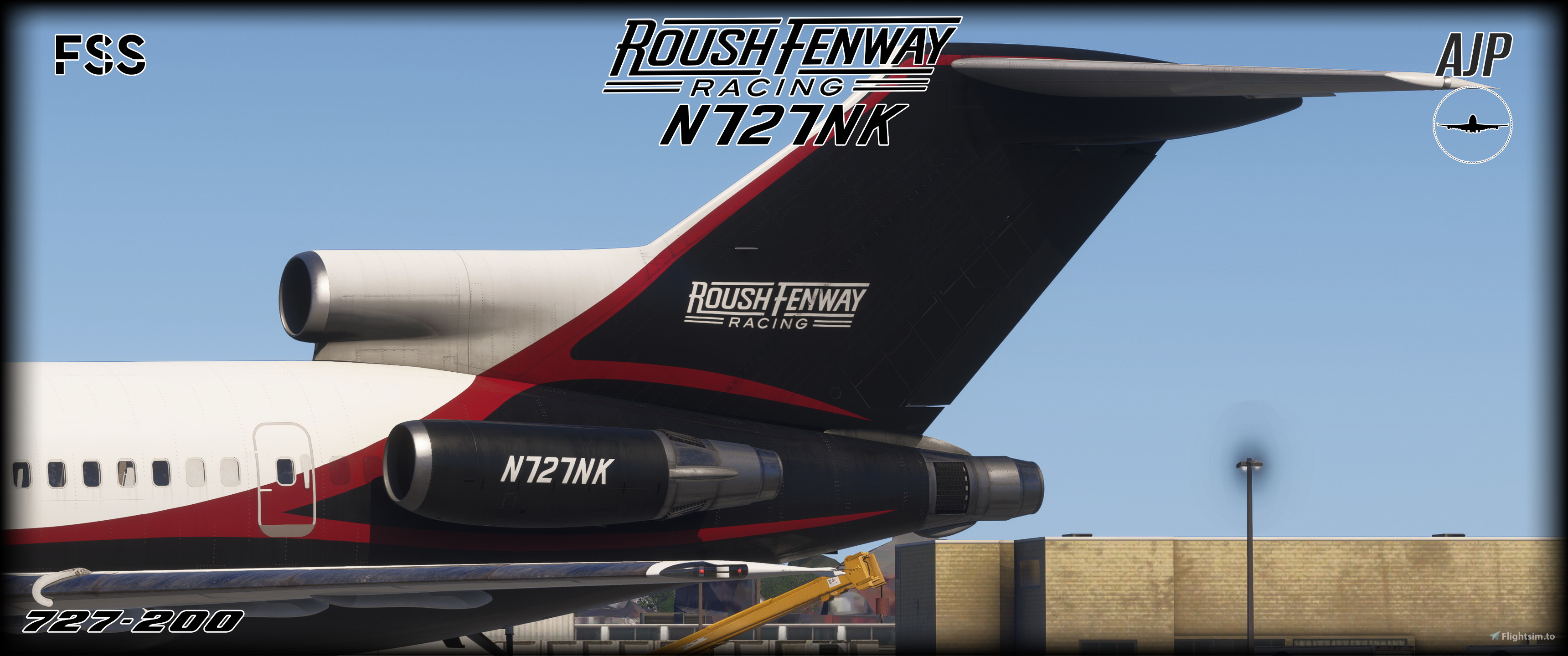 Miami HEAT & Roush Fenway Racing - N727NK - Boeing 727-200 for