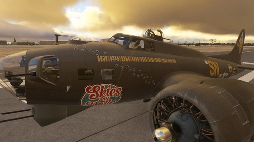 Microprose B-17G Skies and Dolls Custom Livery