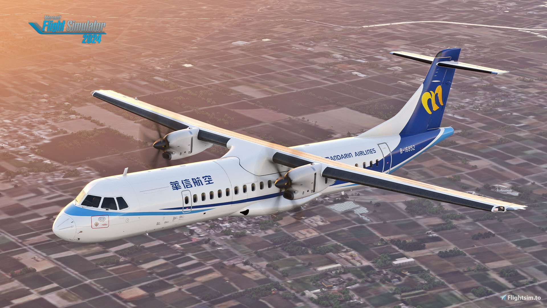 Microsoft ATR 72-600 Mandarin Airlines - Image 1