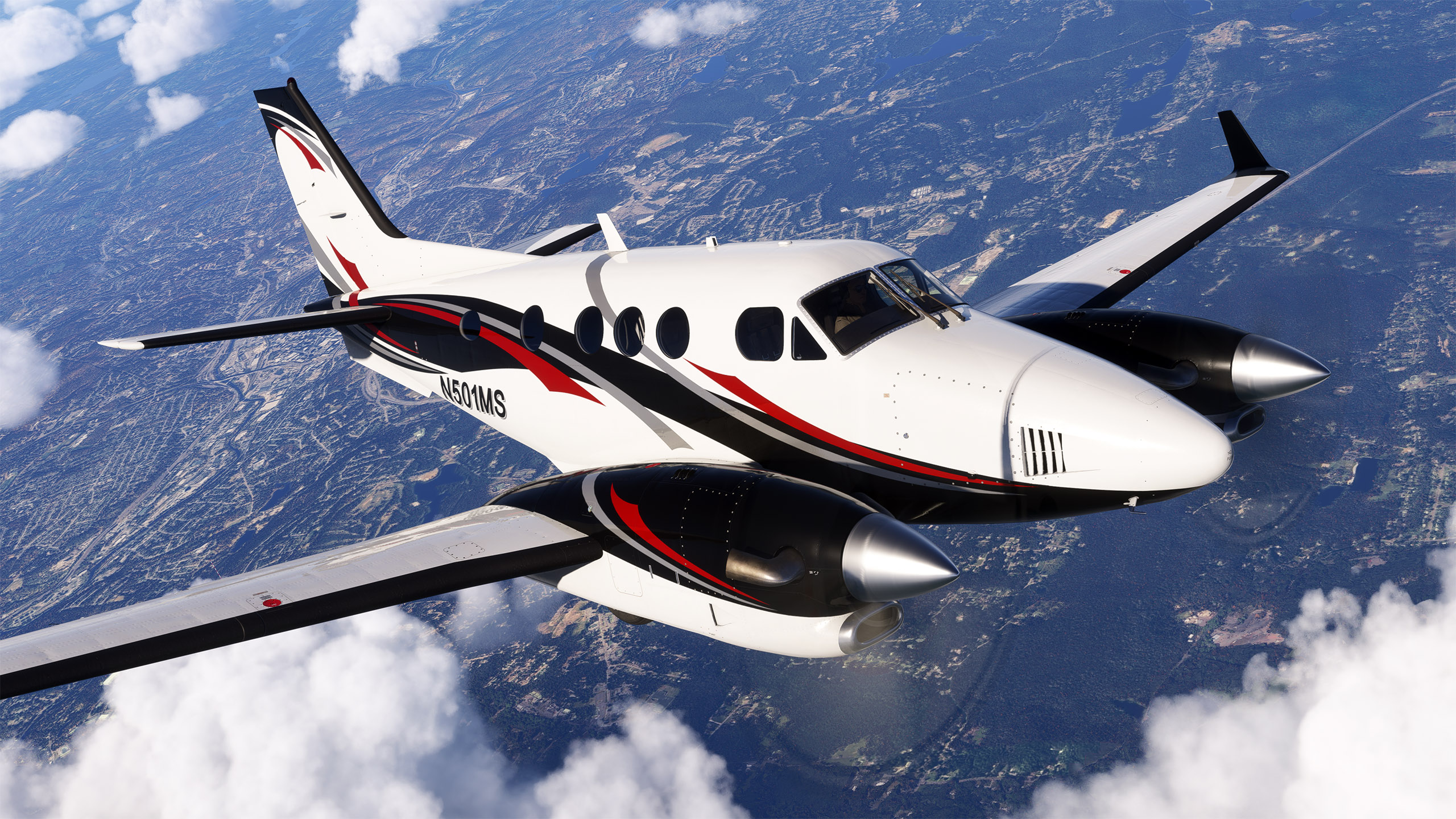Microsoft Beechcraft King Air C90GTx - N501MS - Image 1