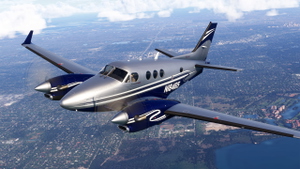 Microsoft Beechcraft King Air C90GTx - N18465 thumbnail 3