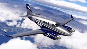 Microsoft Beechcraft King Air C90GTx - N18465 thumbnail 4