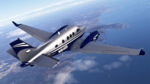 Microsoft Beechcraft King Air C90GTx - N18465 thumbnail 6