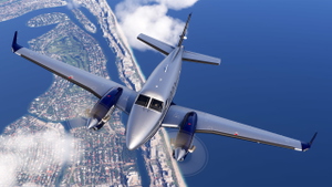 Microsoft Beechcraft King Air C90GTx - N18465 thumbnail 7