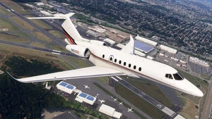 Microsoft Cessna Citation Longitude - Netjets N823QS (Dynamic Registration) thumbnail 2