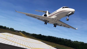 Microsoft Cessna Citation Longitude - Netjets N823QS (Dynamic Registration) thumbnail 5