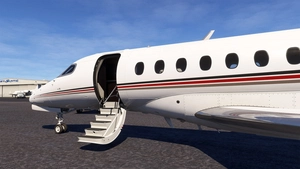 Microsoft Cessna Citation Longitude - Netjets N823QS (Dynamic Registration) thumbnail 8