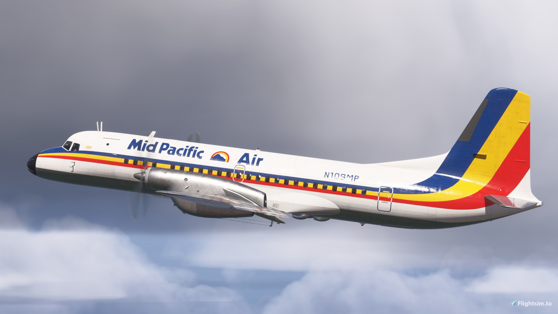 Mid Pacific Air | N109MP | YS-11 - Aircraft Liveries for MSFS