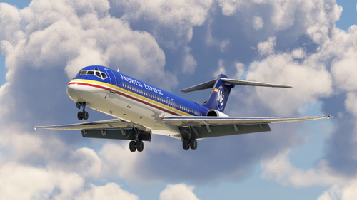 Midwest Express (N206ME) - SkySimulations DC-9-30