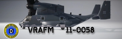 Mildenhall CV-22B  Registration complete pack
