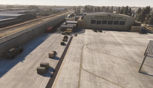 Military add-on for FLY2HIGH's KFAT Fresno