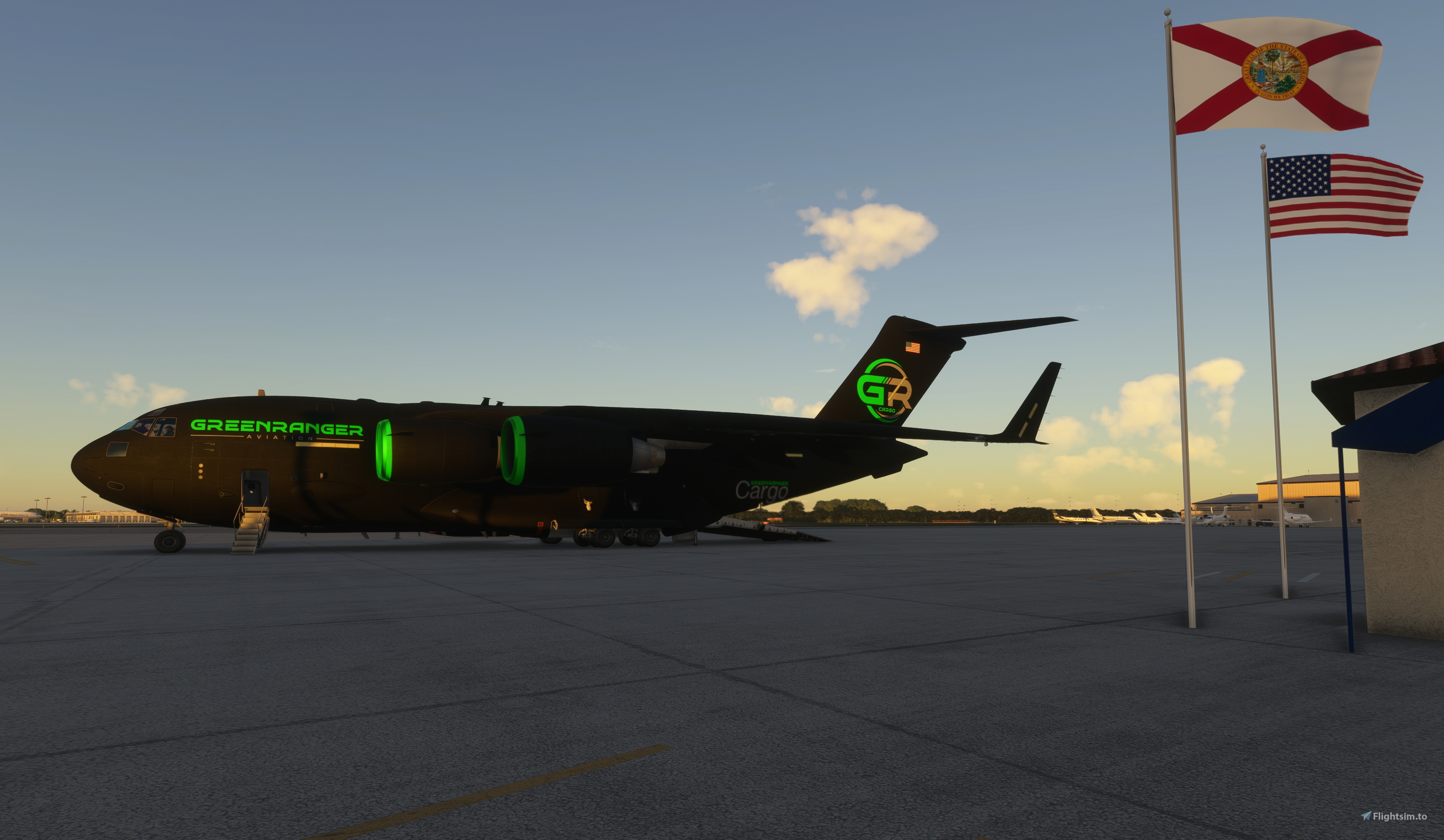 Miltech Boeing C17 Globemaster III Greenranger Aviation - Aircraft