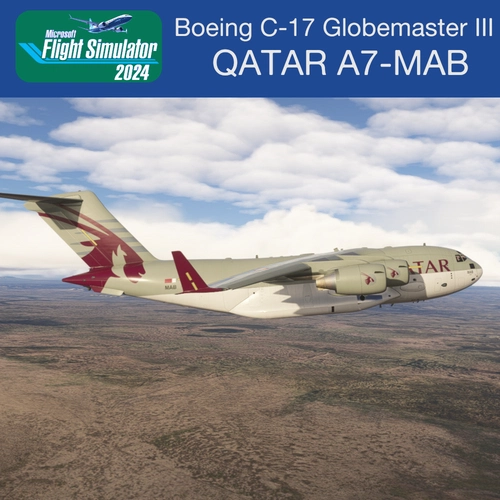 Miltech Boeing Globemaster III QATAR A7-MAB