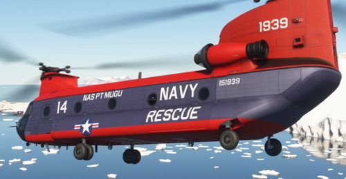 Miltech CH-47 US NAVY (Rescue) Naval Air Station Point Mugu 