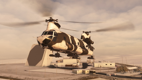 Miltech CH-47D_160th SOAR-Army-Snow-Scheme, ( Fictional )