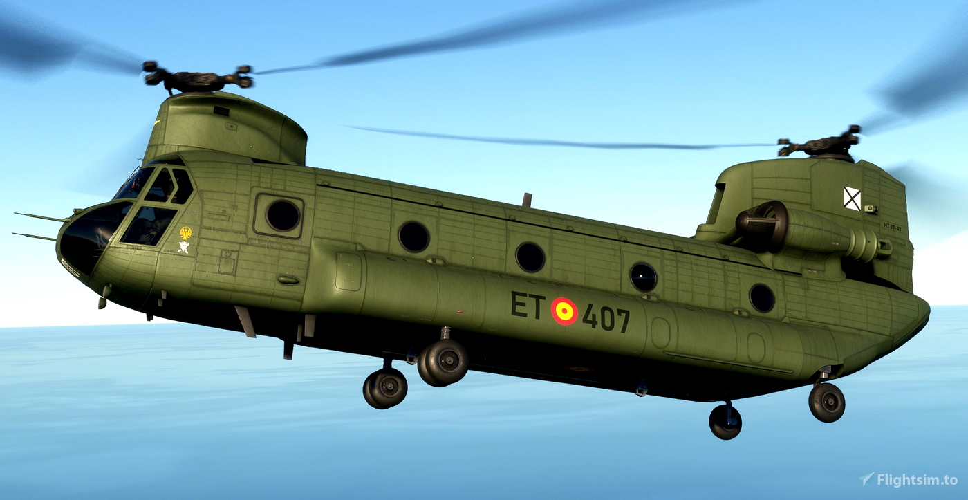 Miltech Chinook CH47D – Spanish Air Force FAMET (Dark Green) as ...