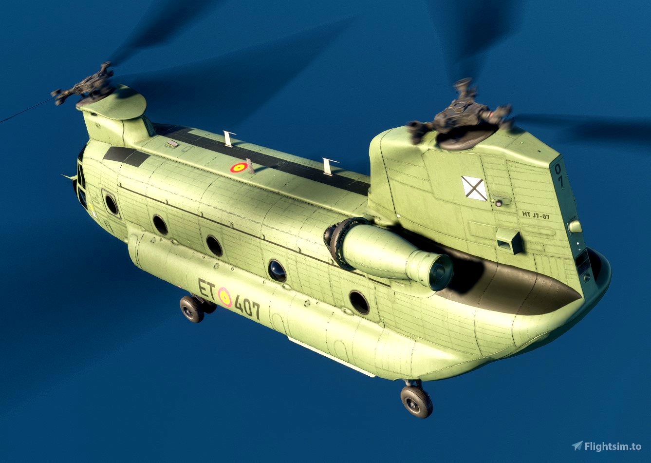 Miltech Chinook CH47D – Spanish Air Force FAMET (Dark Green) as ...