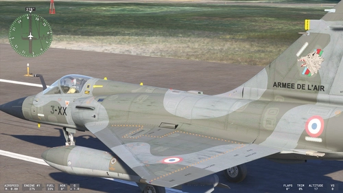 Miltech m2k Mirage 2000D E3/3 Ardennes Armee de l Air Dirt