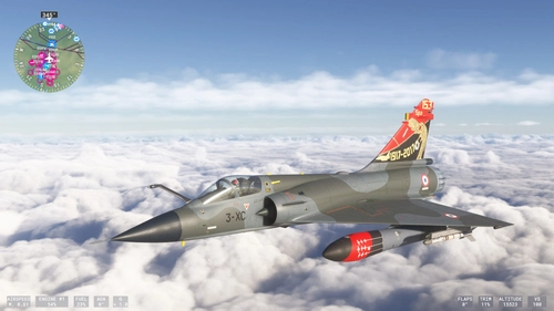 Miltech M2KC Mirage 2000 Couteau Delta 2017 RED