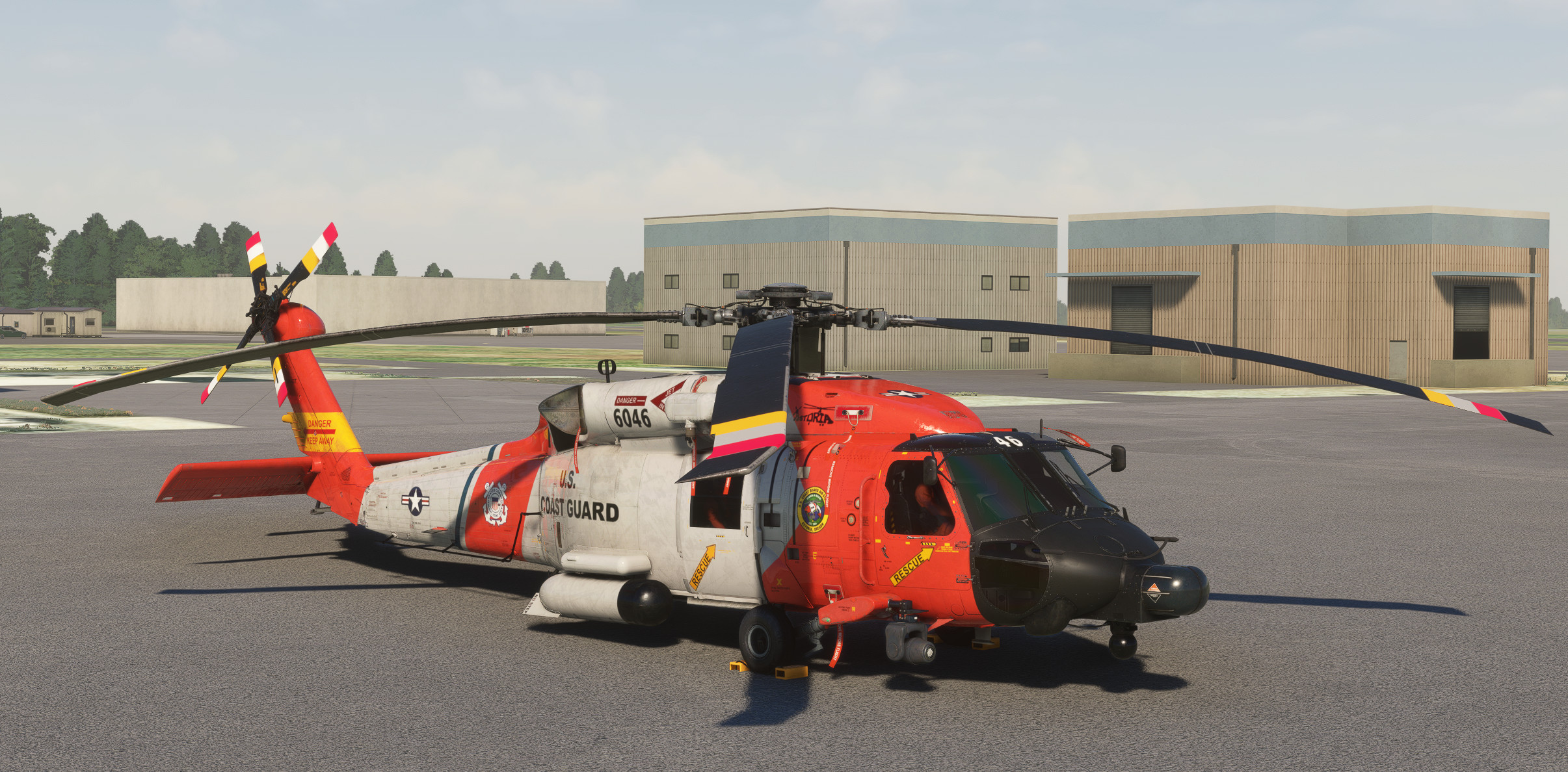 Miltech MH-60T USCG Air Astoria, Oregon Livery Pack - Aircraft