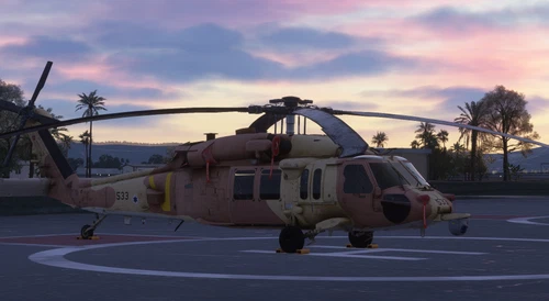 Miltech Simulation MH-60 Israeli Air Force UH-60 "Yanshuf" 533, 124th Squadron