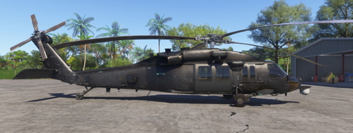 Miltech Simulations MH60S Black  Fictional Livery