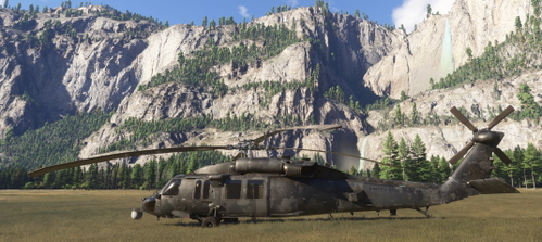 Miltech Simulations MH60S Stealth Black Camo/US Army Fictional Livery