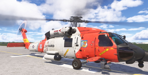 Miltech Simulations MH60T USCG Air Station Traverse City, MI Livery Pack