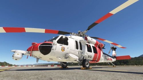 MilTech Simulations/Blackbird Simulations MH-60S Cal Fire 612