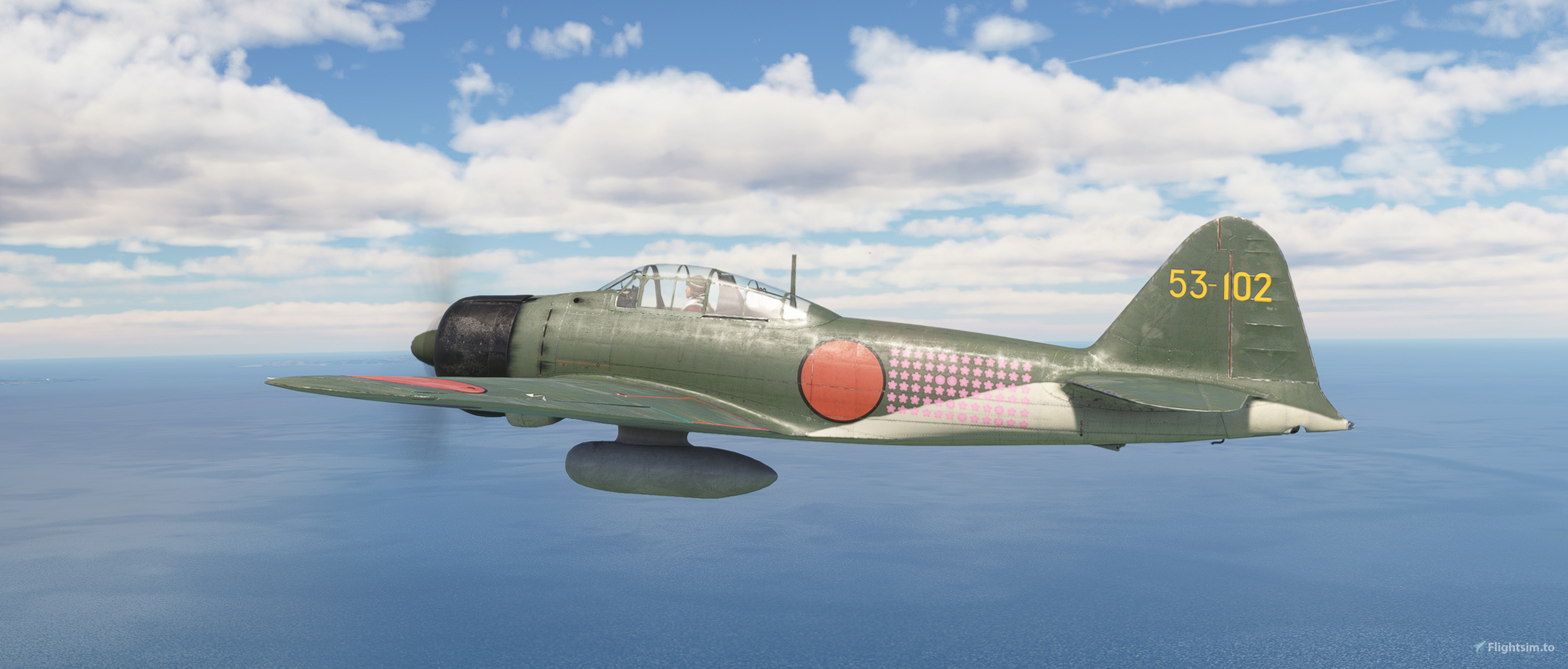 Mitsubishi Zero A6M-2 53-102 Tetsuzō Iwamoto for Microsoft