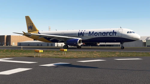 Monarch (Latest livery)  ✈ Fenix A321 ✈ G-OZBL ✈ Cabin Included