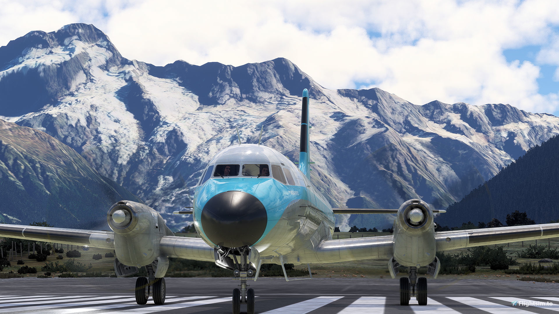 Mount Cook Airlines YS-11 | HS-748 | ZK-DES | With Cabin & GPU, Mid 70's - Image 1