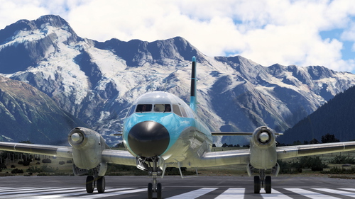 Mount Cook Airlines YS-11 | HS-748 | ZK-DES | With Cabin & GPU, Mid 70's