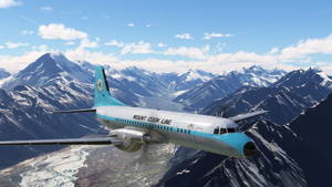 Mount Cook Airlines YS-11 | HS-748 | ZK-DES | With Cabin & GPU, Mid 70's thumbnail 4