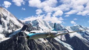Mount Cook Airlines YS-11 | HS-748 | ZK-DES | With Cabin & GPU, Mid 70's thumbnail 5