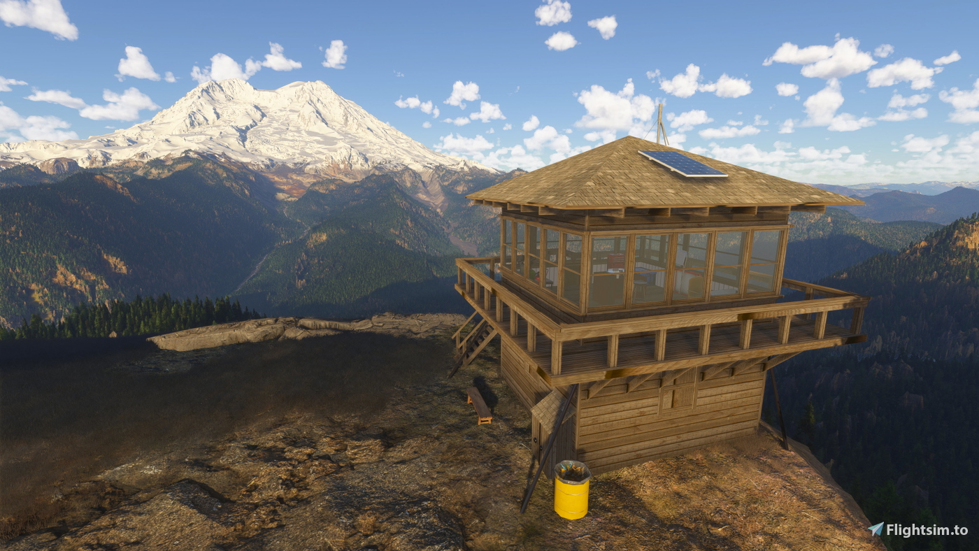 Mount Rainier National Park Fire Lookouts Package for Microsoft Flight ...