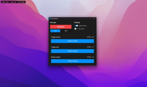 MouseWheel / Simple mouse controller for MSFS