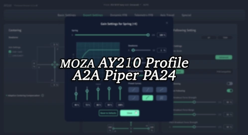 [MOZA AY210] A2A Piper PA24 Comanche 250 Profile by Tony