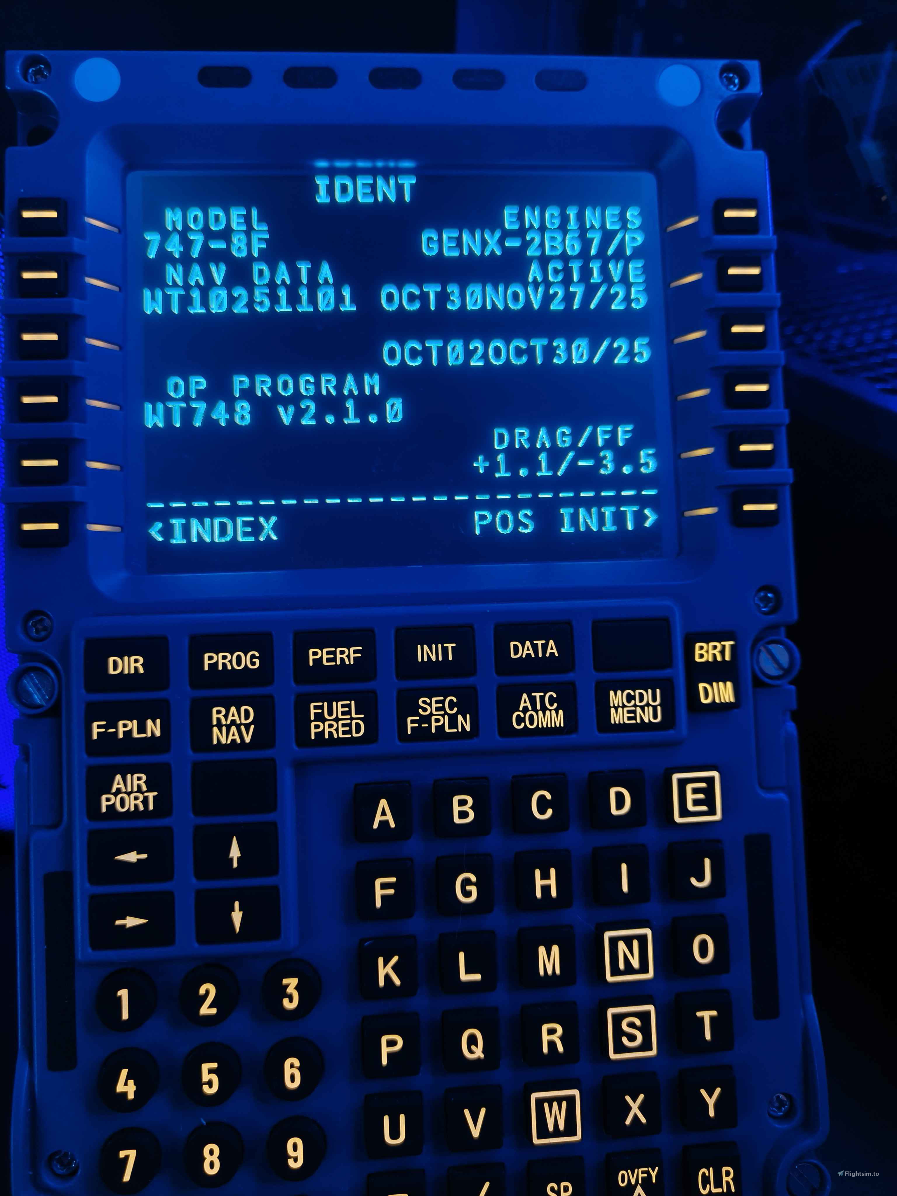 MSFS 2024 | Asobo 747-8 Profile for WinWing MCDU + FCU + L-EFIS +