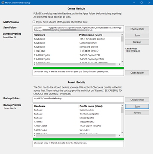 MSFS Control Profile Backuptool thumbnail 2