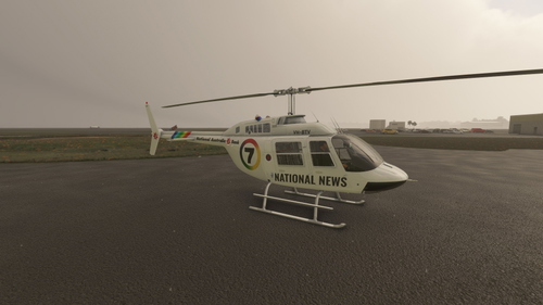 MSFS CowanSim 206B3 7 News VH-BTV
