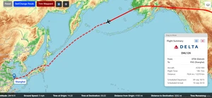 MSFS Passenger Map V2 - A flight tracking app to emulate a passenger info map on your mobile device thumbnail 13