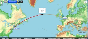 MSFS Passenger Map V2 - A flight tracking app to emulate a passenger info map on your mobile device thumbnail 2